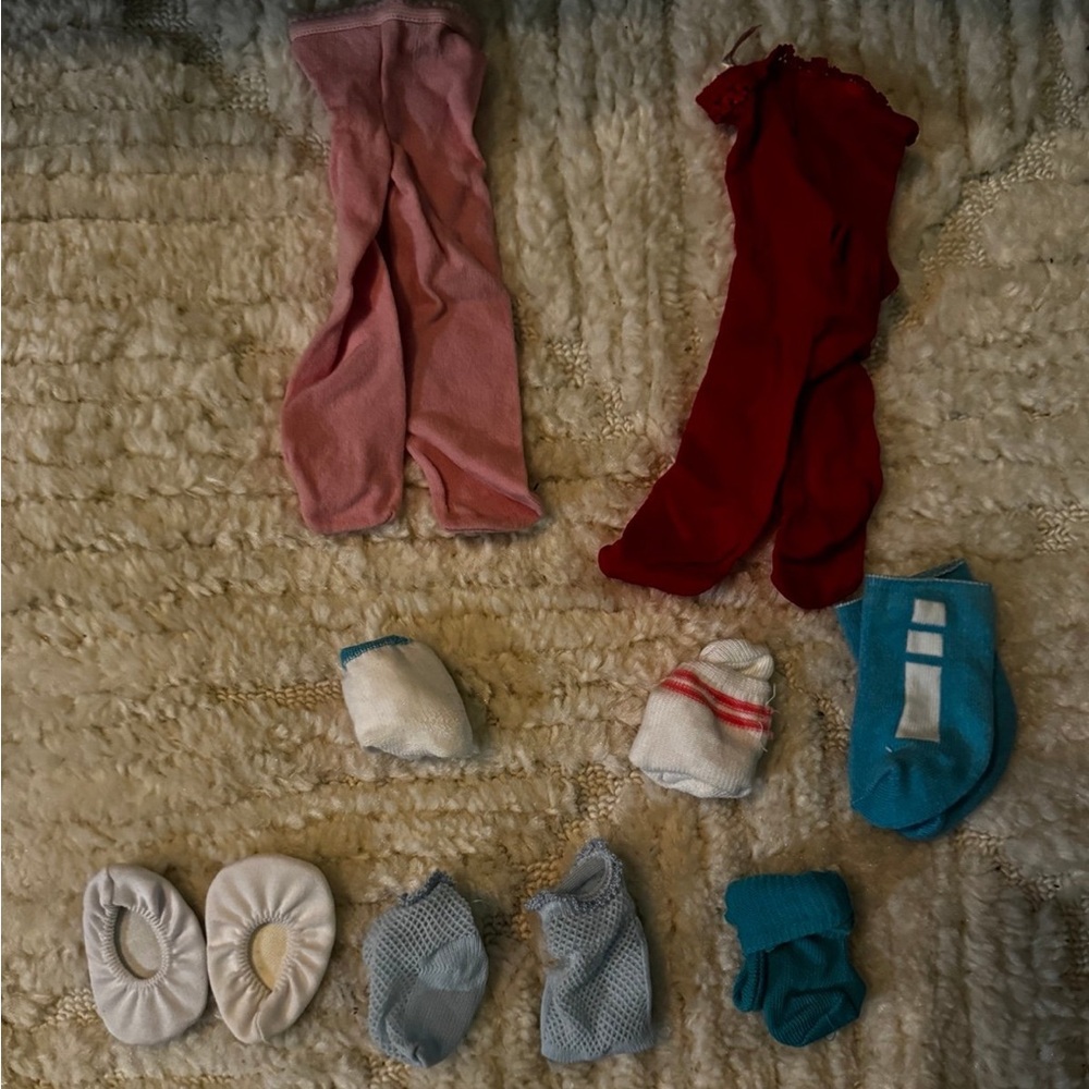 American girl doll bitty baby socks and stockings lot